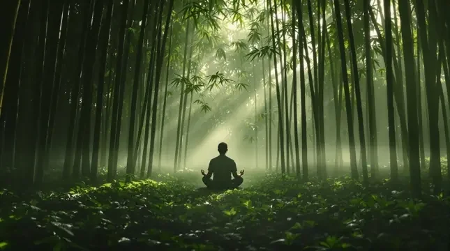 幽篁独坐 - 轨道影院竹影清风影像