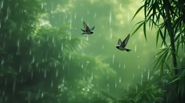 微雨燕双飞 - 轨道影院竹影清风影像